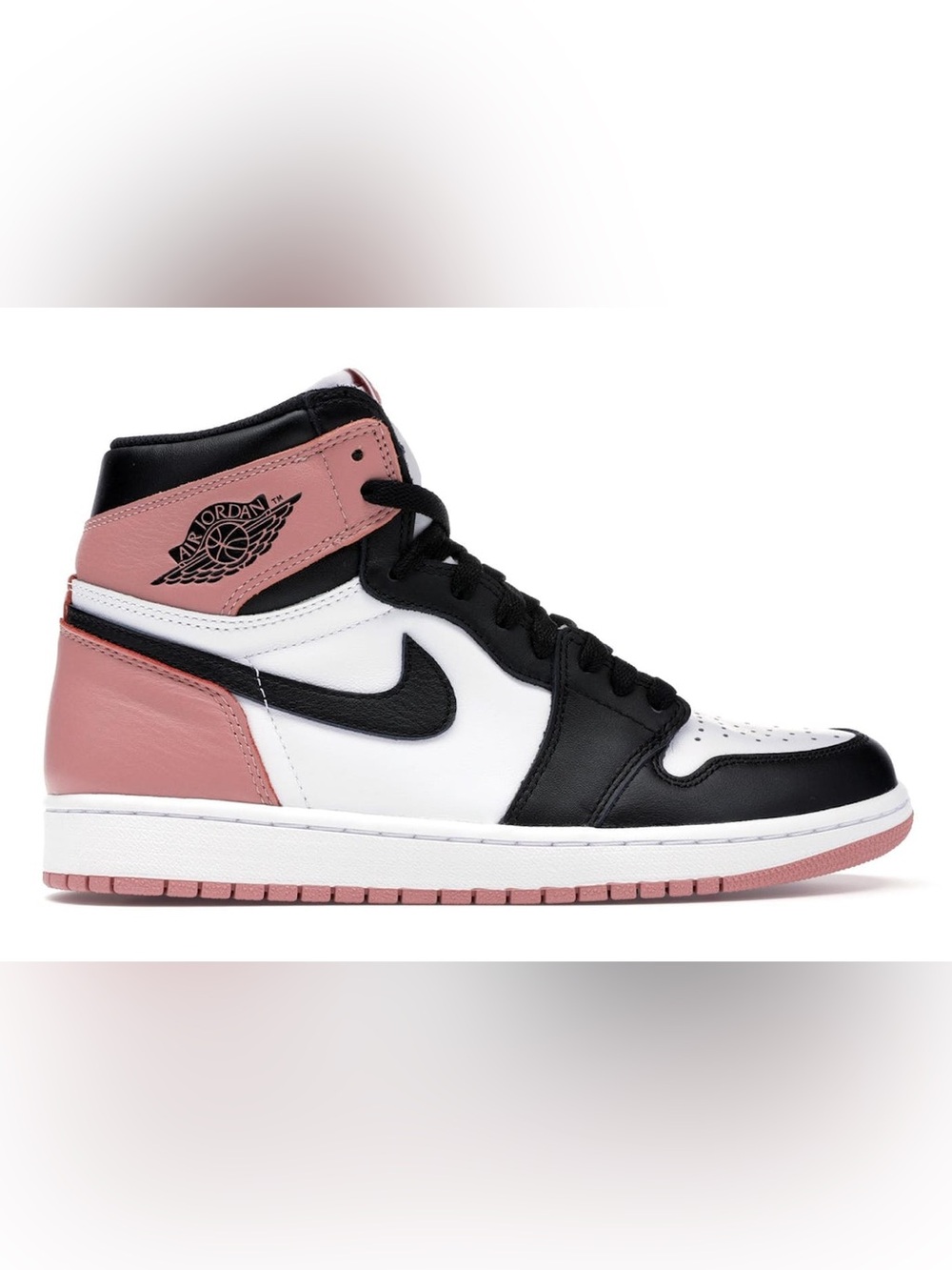 Jordan Air 1 High Pink Black White Women's Sneaker